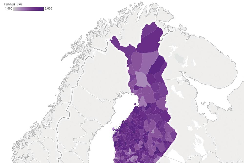 Kartta, Suomen seurakunnat